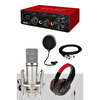 Midex CX-1 Mikrofon + GLX-500 Pro Stüdyo Ses Kartı Seti