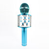 Winex USB-A+TF SD Kart+3.5 MM Aux Girişli Bluetooth Mavi Karaoke Mikrofonu