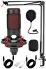 Midex CXN-30 Paket-1 Condenser Mikrofon ve Stand Pop Filtre Seti