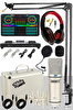 Midex CX1 Effective Set-2 Efektli Ses Kartı-Mikrofon-Kulaklık ve Stand Kayıt Canlı Yayın Seti (PC ve Telefon)