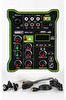 Midex MDX-100 Stüdyo Kayıt İçin Ses Kartlı Mixer +48V Phantom Power İle Stüdyo Mikser