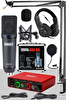 Midex Exclusive Paket-2 CX2 Mikrofon-GLX-700RD Ses Kartı Stüdyo Kayıt Seti