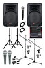 Lastvoice Ample Classy-Paket-2 Aktif Hoparlör ve Mixer Full Ses Sistemi Seti