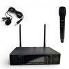 Rose RW-211EY UHF 2x100 Kanal El - Yaka Telsiz Mikrofonu