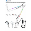 Larkin NB39 RGB Demir Masa Üstü Yayıncı Mikrofon Standı Beyaz