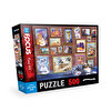 Blue Focus 500 Parça Sevimli Kediler Puzzle BF335