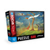 Blue Focus 500 Parça Zebranın Aşkı Zürafa Puzzle BF337
