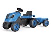 Smoby Xl Römorklu Pedallı Mavi Traktör 710129
