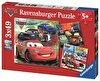 Ravensburger 3x49 Parça Walt Disney Cars 2 Yarış Puzzle 092819