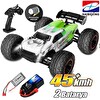 Haiboxing 1/16 Destroyer Yeşil Uzaktan Kumandalı Araba RTR 4WD Brushless Truck 45 Km/h Sürat - 1500 mAh 7.4V 2S 30C LipoBatarya