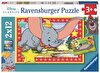 Ravensburger 2x12 Parça Walt Disney Hayvanlar Puzzle 055753