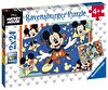 Ravensburger 2x24 Parça Walt Disney Film Puzzle 055784