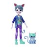 Enchantimals Popüler Karakter Bebekler Cole Cat ve Claw Figür Oyuncak FNH22 HNT59