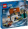 LEGO City Polis Sürat Teknesi ve Hırsızların Gizlenme Yeri 60417