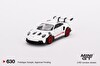 Mini GT Porsche 911 992 GT3 RS White with Pyro Red Accent Package Oyuncak Araç 630