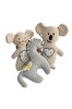 Organic Sisters Toys Organik Fare - At - Koala Peluş Oyuncak Seti