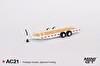 Mini GT Car Hauler Trailer Type C White Oyuncak Araba AC21