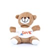 Evimdeyokyok Love Tişörtlü Ayıcık Peluş Oyuncak