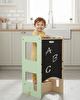 Mamatoyz Flip Mint 3'ü 1 Arada Öğrenme Kulesi - Aktivite Masası - Yazı Tahtası