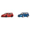 Hot Wheels Premium Car Culture 2005 Mitsubishi Lancer & 2004 Subaru Forester JHW46