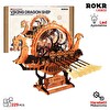 Rokr LK802 Viking Gemisi  DIY Ahşap 3D Wooden Puzzle Detaylı Dekoratif Minyatür Maket Model Seti