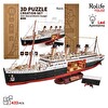 Rolife TGL02 Gemi 1912 Eternal Atlantic Voyager DIY Minyatür Maket Model Seti Ahşap 3D Wooden Puzzle Hobi Oyuncak Kiti