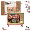Rolife AMT02 TV Görünümlü Müzik Kutusu Sakura Dreamy Tour DIY Minyatür Maket Model Seti Ahşap 3D Wooden Puzzle Hobi Kiti