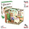 Rolife DW013B Çiçek Açan Çay Bahçesi Blooming Tea Garden DIY Minyatür Maket Model Seti Mini Dollhouse 3D Ahşap Hobi Kiti