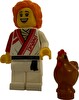 LEGO Minifigür Ninjago Dojo Student with Brown Chicken
