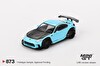 Mini GT Toyota GR86 LB Nation Bebek Mavi Oyuncak Araba 873 BL