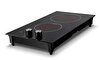 Luxell V3-02P Vitroseramik İkili Elektrikli Siyah Set Üstü Ocak
