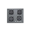 Çetintaş 848 CT Slim 4 Gözü Gazlı Cam Gri  Set Üstü Ocak