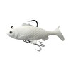 Effe Sasi İki İğne LW011 Renk W001 Silikon Sahte Balık Yem - 12 CM