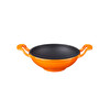 Lava Yekpare 16 CM Döküm Mini Turuncu Wok Kulplu LV WOK 16 K0 O