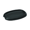 Lava 26x19 CM Döküm Oval Siyah Fajita Tabağı LV ECO HP 2619 T13