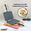 Meşeler Ocak Üstü 26 CM Granit Döküm El Tost ve Çok Amaçlı Grill Tava