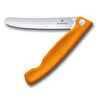 Victorinox S Classic Turuncu Katlanır Soyma Bıçağı 11 cm