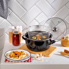 Schafer Fry Çıtır Kızartma Tenceresi 22 CM 3 Parça Siyah 1S214-21008-SIY01