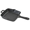 Lava Izgara Grill Tava 20X20 Metal Kulplu