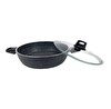 Eda ZK-024 Zetra 28 CM Granit Basık Tencere Gri