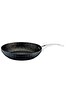 OMS Colonna 3204 Tek Parça Bio Granit Tava 26x5 CM  1.9 LT Siyah Gövde - Platin Detay