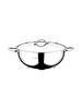 OMS 2006 Silver Çelik Basık Tencere 30 x 10 CM