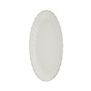 Kütahya Porselen Bone Luz Platin File Kayık Tabak 27x19 CM Tekli BNLZF28KY220