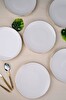 Tabak Evi Porselen Altın Yaldız Pasta Tabağı 20.50 CM 6'lı