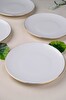 Tabak Evi Porselen Altın Yaldız Pasta Tabağı 20.50 CM 4'lü
