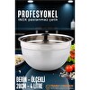 ModaCar Inox 28 CM 4 LT Karıştırma Kabı Profesyonel 304 Paslanmaz Çelik Ölçekli Derin Kase