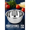 ModaCar Inox 20 CM 1 LT Karıştırma Kabı Profesyonel 304 Paslanmaz Çelik Kase