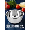 ModaCar Inox 28 CM 3.2 LT Karıştırma Kabı Profesyonel 304 Paslanmaz Çelik Kase