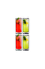 Kitchen Design Lab 2325 Uzun Cam Su Latte Meşrubat Smoothie Bardağı Seti 270 ML 4 Adet