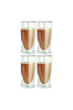 Kitchen Design Lab 2323 Çift Cidarlı Uzun Cam Bardak 350 ML 4 Adet
